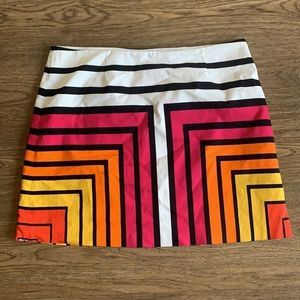 COPY - Worthington Color Print Mini skirt size 16
